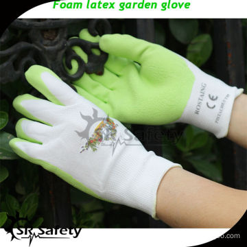 SRSAFETY colorful buckle back garden glove for women safety gloves